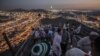 Hajj pilgrims visit Hiraa cave at Jabal al-Nour in Saudi Arabia on August 15 .