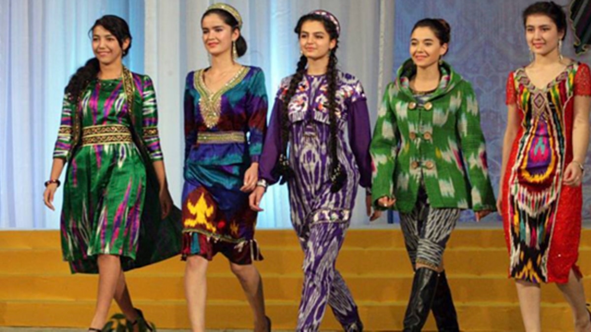 Все фасоны хороши. Какие национальные платья надевают таджички весной?