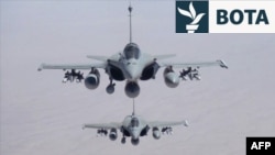 Dy aeroplanë luftarakë francezë Rafale. Fotografi ilustruese nga arkivi.
