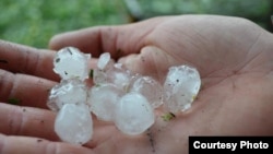 Aid groups have called the hailstorm "the largest disaster in Georgia since the August 2008 conflict" with Russia.