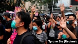 Demonstranti u Hong Kongu