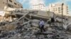 Последствия израильского авиаудара. Сектор Газа, 5 мая 2019 г.