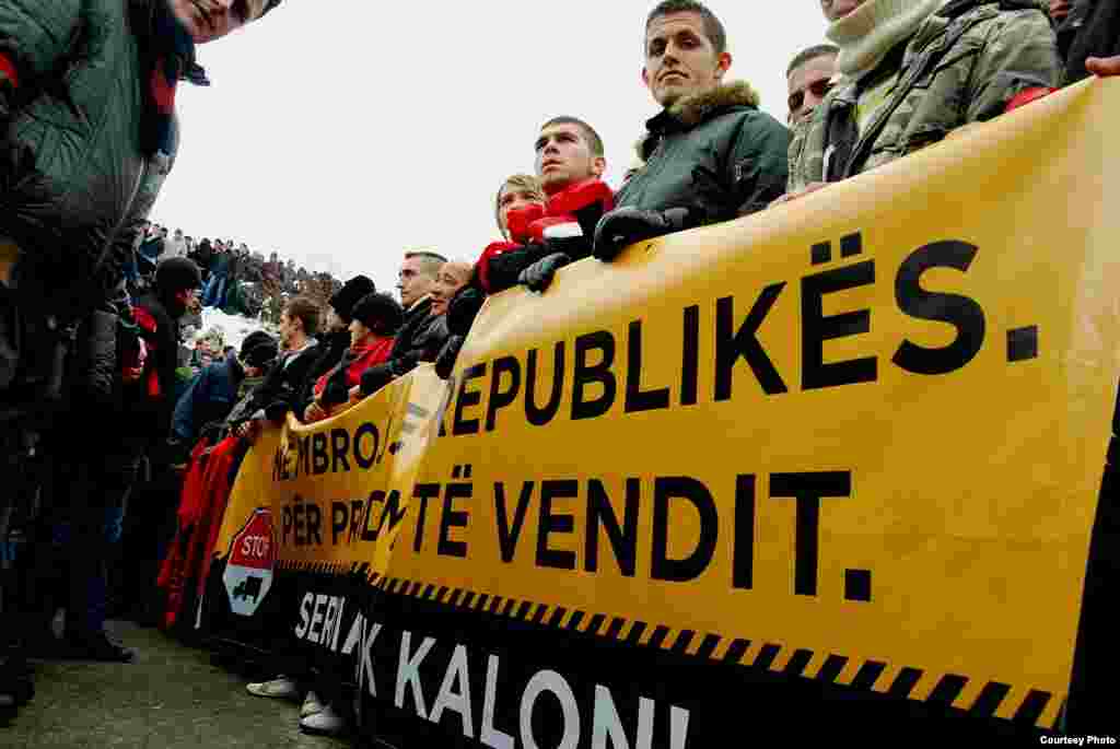 Protest pristalica Samoopredeljenja, 22. januar 2012.