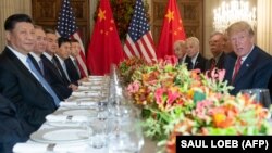 Аргентинада АКШ - Кытай делегациялары жолугушууда. 1-декабрь, 2018-жыл. 