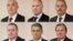 Новите областни управители Ангел Стоев (Пловдив), Иван Чолаков (Стара Загора), Марио Тодоров (Плевен), Борислав Българинов (Русе), Иван Васев (Пазарджик) и Валентин Александров (Шумен)