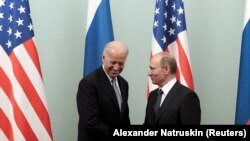 Президент США Джо Байден и президент России Владимир Путин
