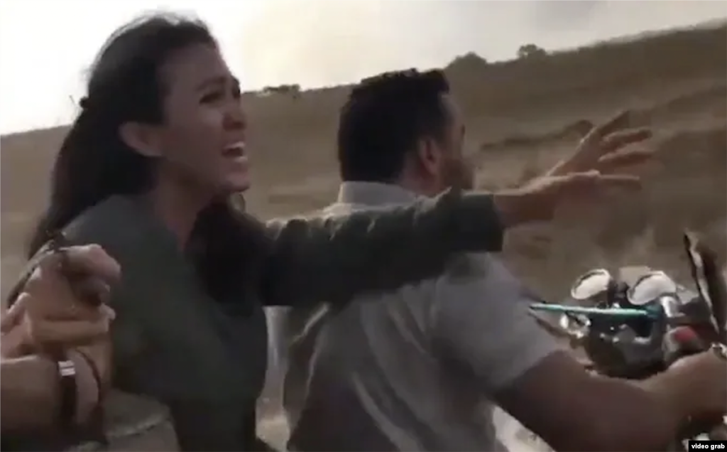 A young Israeli woman, Noa Argamani, desperately calls out to her partner as she was abducted by the Hamas extremist group by motorcycle at&nbsp;a music festival in one of the defining images of the October 7 attack. Argamani and three other hostages were rescued in June by Israeli security forces.