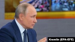 Орусиянын президенти Владимир Путин, 17-декабрь, 2020-жыл.  