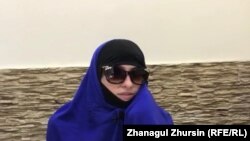 Kazakhstan - A Kazakh woman evacuated to Kazakhstan through Zhussan-2 operation.