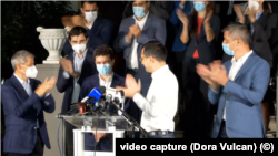 Nicușor Dan, activist civic și posibil viitor primar general al capitalei României. A fost susținut de URS-PLUS și PNL. București, 27 septembrie 2020