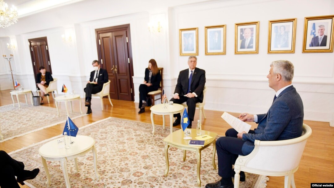 Predsednik Kosova sa ambasadorima Kvinte