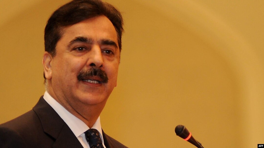 Pakistani Prime Minister Yusuf Raza Gilani