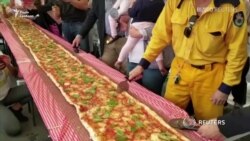 100-метрова піца для австралійських пожежників – відео