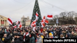 Акцыя за незалежнасьць супраць інтэграцыі з Расеяй, Менск, 8 сьнежня 2019