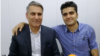 Manuchehr Bakhtiari's (left) son Pouya was killed in a crackdown on protests in Iran in November 2019.