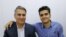 Manouchehr and Pouya Bakhtiari. Pouya was killed in protests in November 2019 in Karaj. FILE PHOTO
