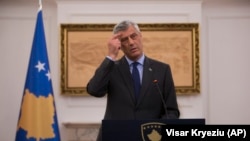 Косово президенти Ҳошим Тачи