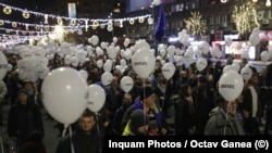 30 de ani de la revoluția din 1989. Marș la București în amintirea victimelor revoluției.