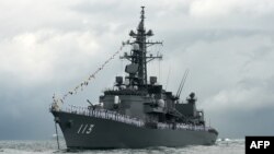 Takanami мина ташувчи кемаси, Сингапур, 15 май, 2017 йил.