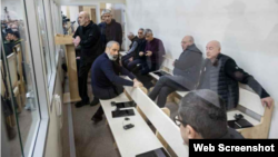 Azerbaijan - The former political and military leadership of Nagorno Karabakh in Baku court, 04Nov,2025