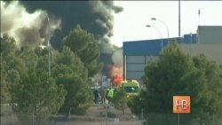 Десять человек погибли при падении греческого истребителя на базе НАТО в Испании