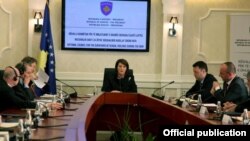 Presidentja e Kosovës, Atifete Jahjaga, gjatë mbledhjes së Këshillit Kombëtar për të Mbijetuarit e Dhunës Seksuale