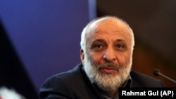 The head of Afghanistan's National Directorate of Security Mohammad Masoom Stanekzai (file photo)