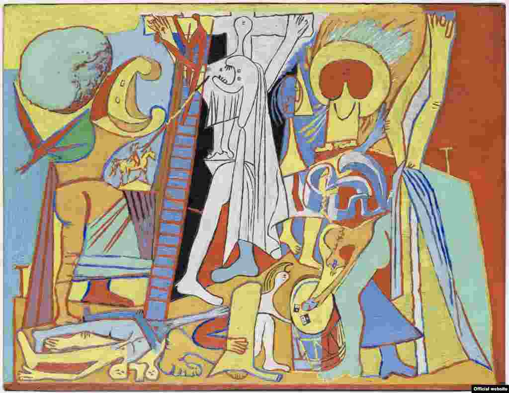 Crucificarea. 7 februarie 1930. Musée national Picasso-Paris Dation Pablo Picasso, 1979. MP122 Droit auteur : &copy;Succession Picasso, 2017 Crédit photo : &copy;RMN-Grand Palais (Musée national Picasso-Paris) / Mathieu Rabeau 