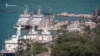 Захоплені українські кораблі зникли з порту Керчі 