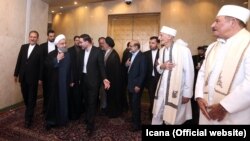 موبدان زردشتی در مراسم تحلیف حسن روحانی 