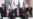 Sekretari amerikan i Shtetit Marco Rubio, shikon ambasadorin e Izraelit në SHBA, Yechiel Leiter, shefin e stafit të Departamentit të Shtetit, Daniel Holler, dhe ambasadoren e Libanit në SHBA, Nada Hamadeh, duke nënshkruar marrëveshjen kornizë në Uashington, më 26 qershor.