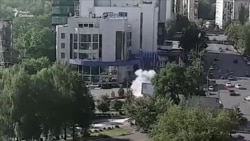 Взрыв автомобиля в Киеве