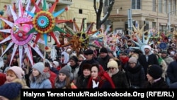 Учасники фестивалю «Спалах різдвяної зірки», Львів, 8 січня 2019 року