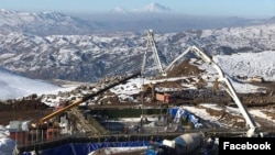 Armenia - The U.S.-based company Lydian International builds a gold mine at the Amulsar deposit, 9Dec2017. (Photo by Lydian Armenia) 