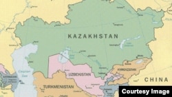 Merkezi Aziýanyň kartasy