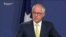 Australia Backs U.S. Strikes On Syria