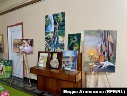  Изложбата на Александър Димитров в Куртово Конаре. 