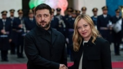 Український президент Володимир Зеленський зустрічається з прем'єркою Італії Джорджею Мелоні в Римі, Італія, 9 грудня 2025 року