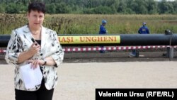 Valentina Ursu, relatând de la faţa locului