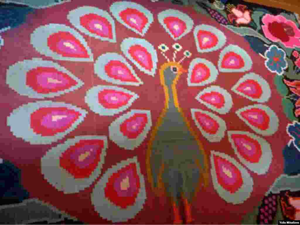 Moldova -- Badiceni - covor moldovenesc, Feb2009