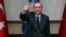 Turkish President Recep Tayyip Erdogan delivers a speech at the headquarters of the ruling AKP in Ankara on May 2.