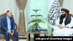 Саъдӣ Шарифӣ, cафири Тоҷикистон дар Кобул бо Амирхон Муттақӣ, вазири умури хориҷии ҳукумати "Толибон"