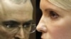 Михаил Ходорковский мен Юлия Тимошенконың фотосуреттерінен коллаж.