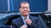 BELGIUM -- Russian Prime Minister Dmitry Medvedev arrives for the 12th Asem, Asia-Europe Meeting in Brussels, October 19, 2018