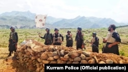 Police overran trenches of rival tribes in the Marghe Cheena area of the Kurram tribal district in July. (file photo)