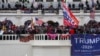 Washington, U.S. - Supporters of U.S. President Donald Trump gather in front of the U.S. Capitol Building 