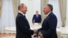 Зустріч спецпосланця президента США Дональда Трампа Стіва Віткоффа (п) з президентом Росії Володимиром Путіним, Москва, 6 серпня 2025 року