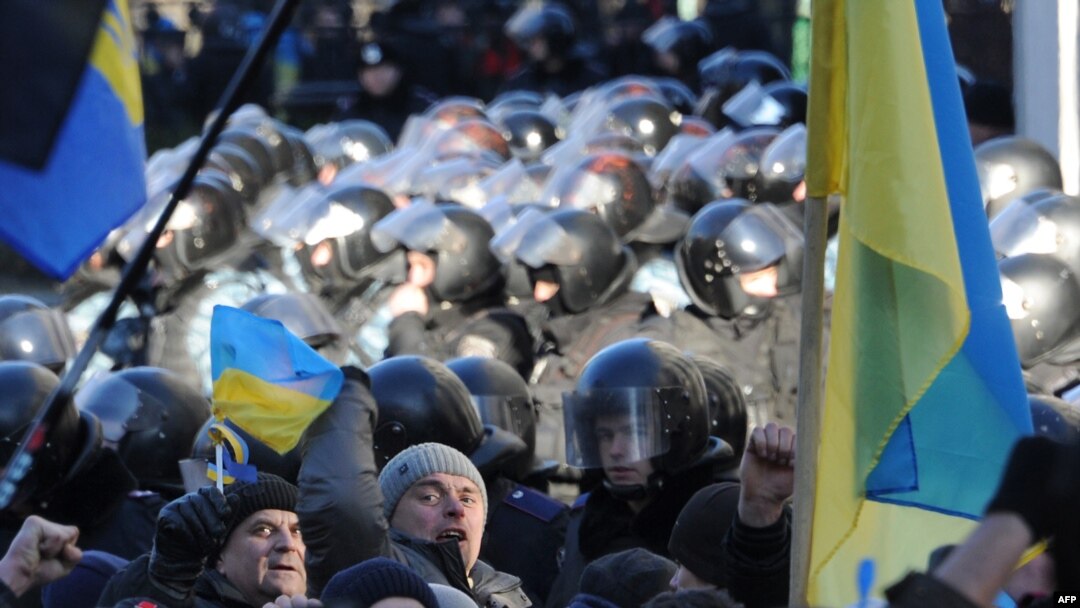 Во время акций протеста в Киеве