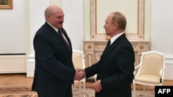 A.Lukaşenko və V.Putin, Moskva. 9 sentyabr 2021