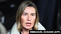 EU foreign policy chief Federica Mogherini (file photo)